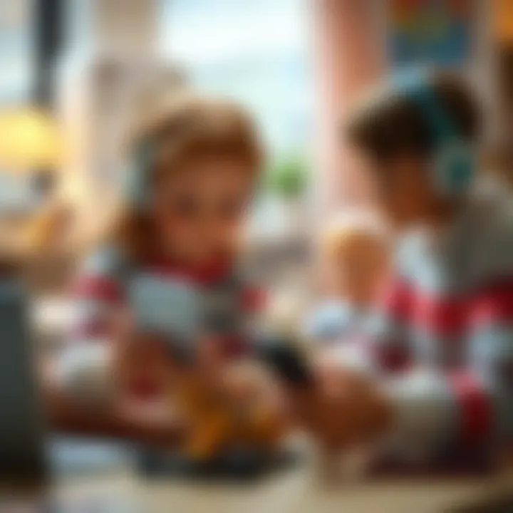 Different age groups using various digital devices