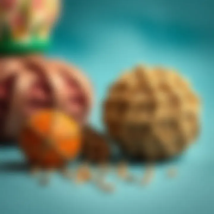 Natural materials recommended for creating amigurumi