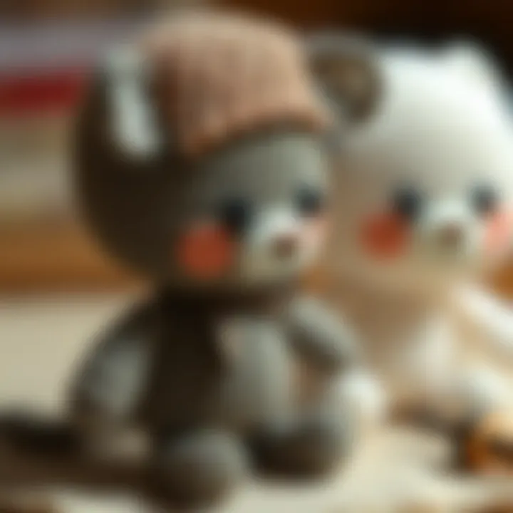 Detailed look at various crochet techniques used in amigurumi