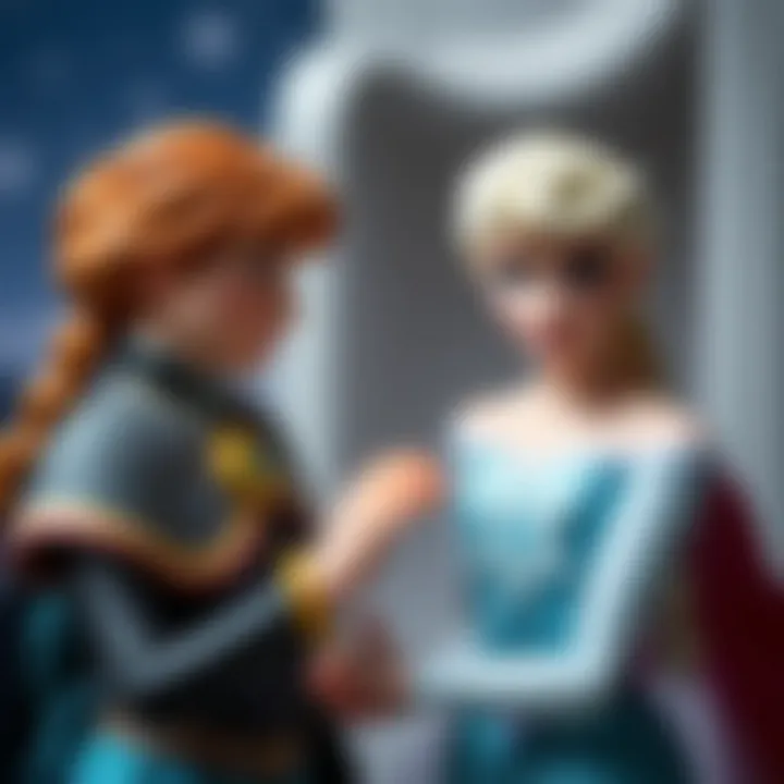 Impact on Child Development Illustration showing developmental milestones in children influenced by Anna and Elsa