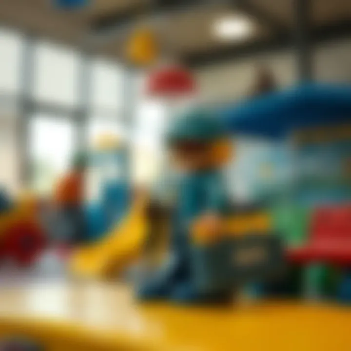 Safety measures displayed in a child's play area