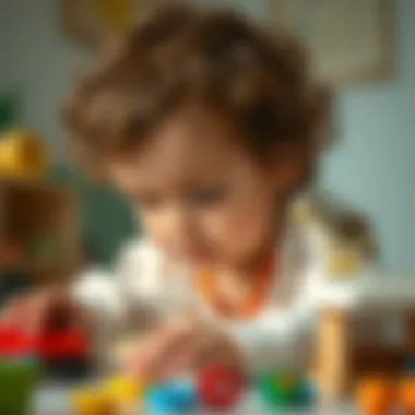 Child participating in imaginative play