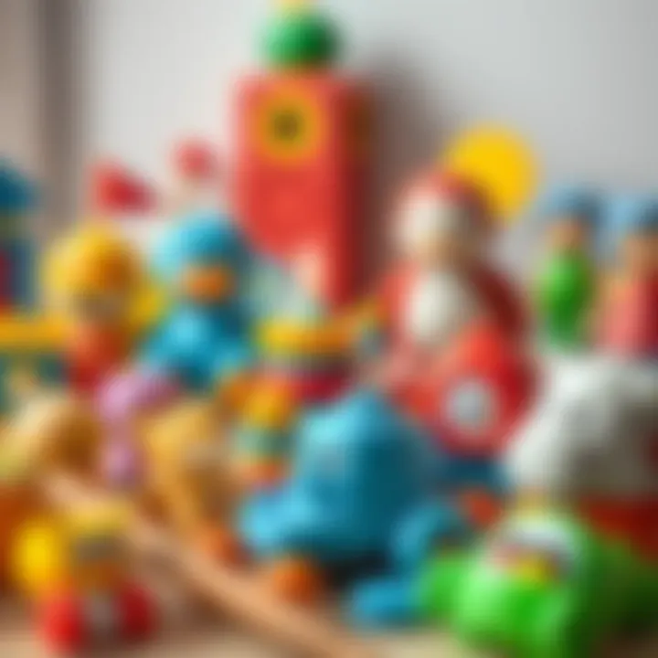Diverse range of toys for child development