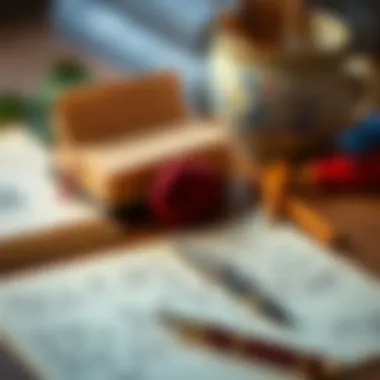 Handwritten letter with beautiful stationery