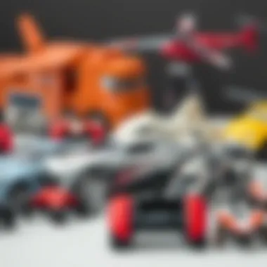 Diverse World of Remote-Controlled Toys An assortment of different types of remote-controlled toys