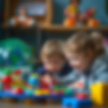 Children engaged in playful learning