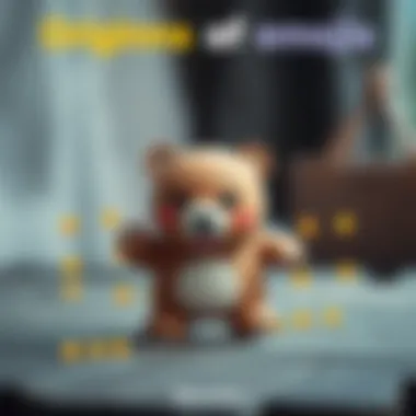 Infographic detailing the origins of bear emojis