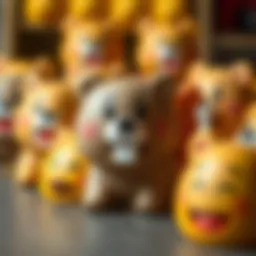 A variety of bear emojis showcasing expressions