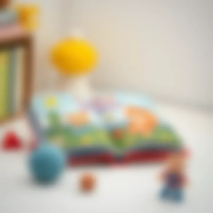 A visually stimulating book for infants