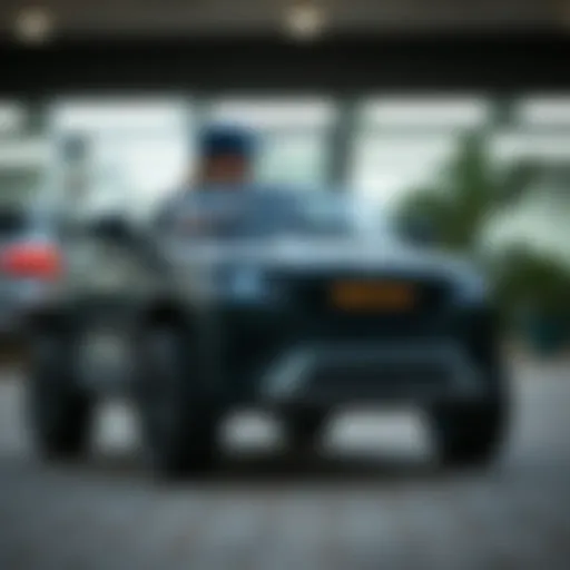 Electric car for kids in action