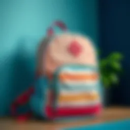 Stylish school backpack for girls