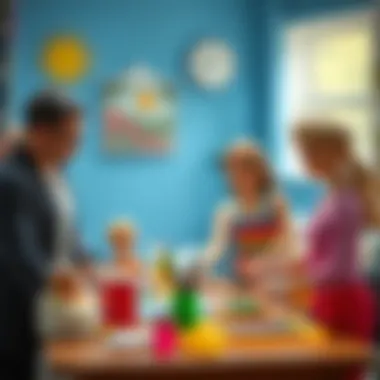 Parental Engagement in Creativity Parents engaging with children in artistic activities