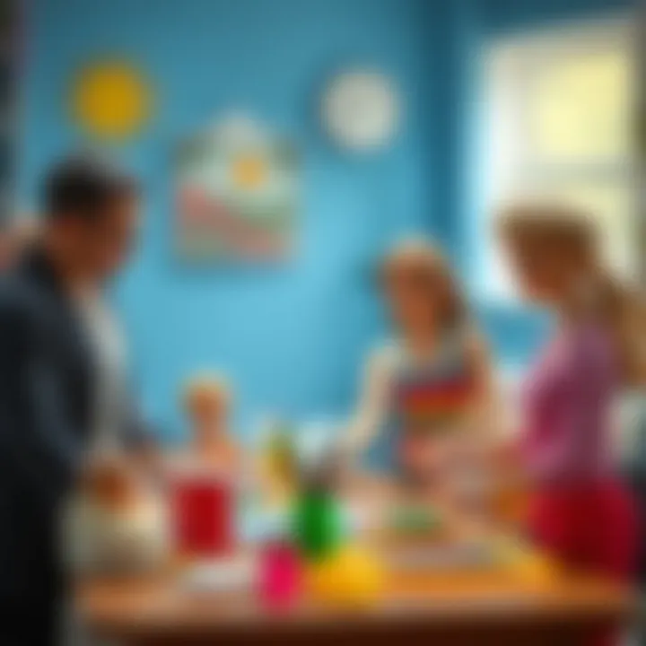 Parental Engagement in Creativity Parents engaging with children in artistic activities