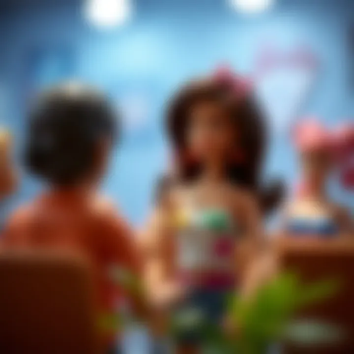 Parents and educators discussing toy influences