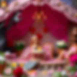 Enchanting Barbie fairy tale setting