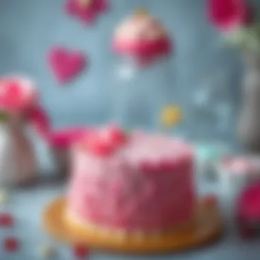 Barbie-themed cake adorned with pink frosting and delicate decorations