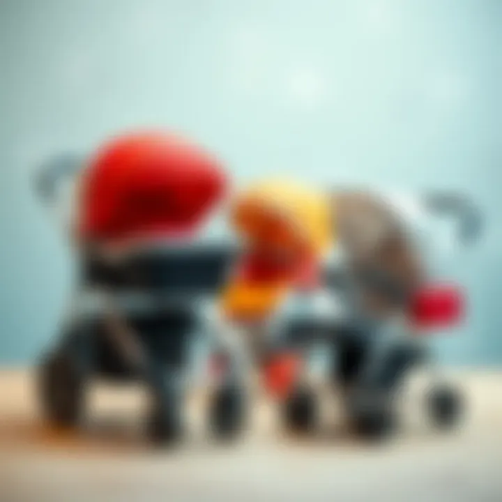 Price Comparison of Stroller Models Comparative price range of stroller models