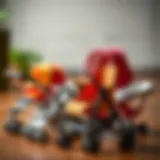 Showcasing various stroller brands and models