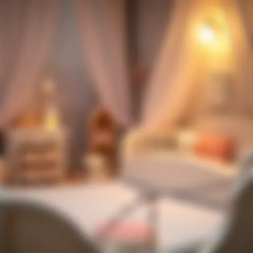 A Serene Nursery Atmosphere Cozy nursery with a soothing night light