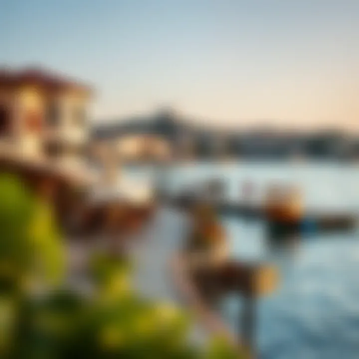 The picturesque Bebek waterfront with vibrant cafes and serene waters