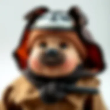 Creative mix of accessories enhancing the overall baby costume look