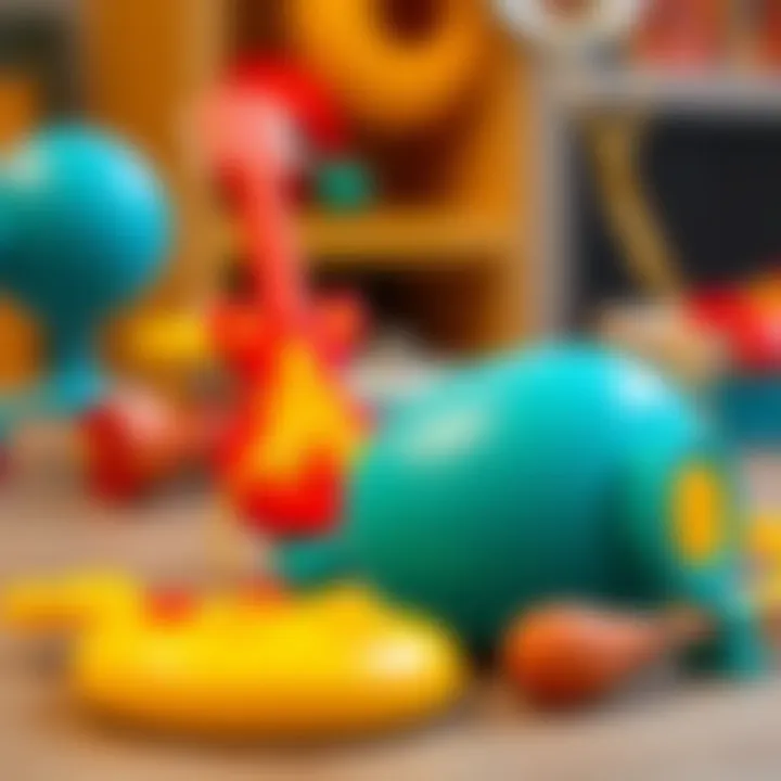 Interactive musical toys stimulating auditory senses