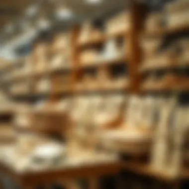 Display of Wooden Hobby Materials for Wholesale Purchase Wooden hobby materials displayed for bulk purchase