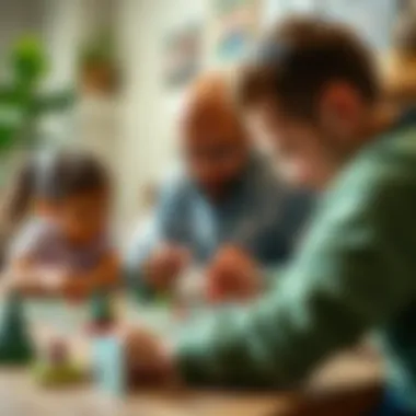 A family enjoying the game, highlighting its educational benefits