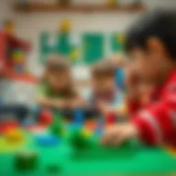 Children engaging in collaborative play