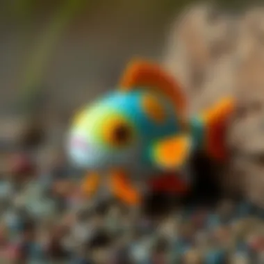 Safe and certified toy fish for kids