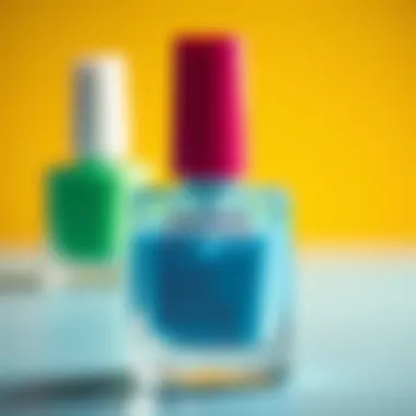 An ingredient list of child-safe nail polish highlighting non-toxic components.