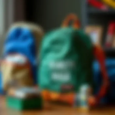 Durable materials used in children's school bags