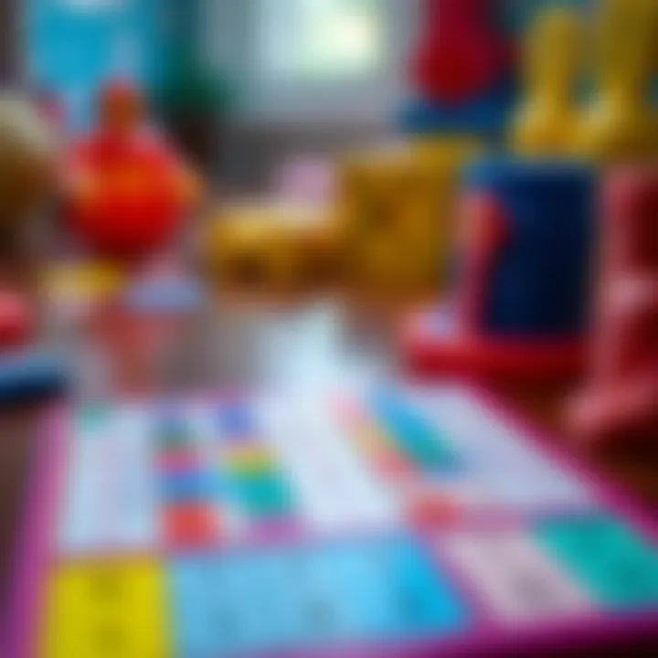 A colorful Sudoku grid designed for children