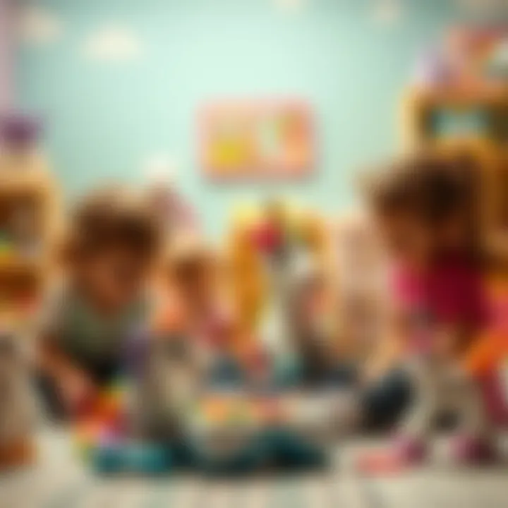 Children engaging with unicorn-themed toys that inspire creativity