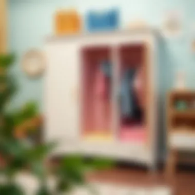 Functional and Safe Wardrobes for Children Functional children's wardrobe with safety features