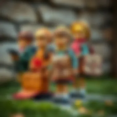 Children with traditional school bags illustrating the importance of design in childhood