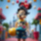 Colorful Disney outfits for children