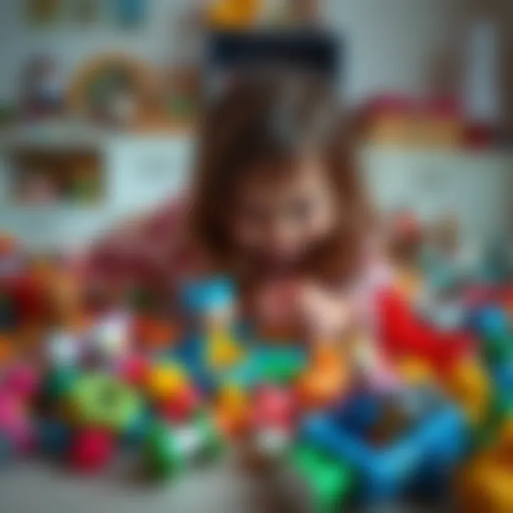 Joyful Memories with Playful Toys Playful toys scattered around, representing joyful memories