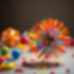 Colorful spiky ball toy for kids