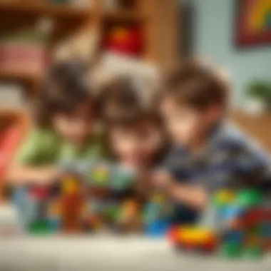 Children engaging in imaginative play with Lego 11023