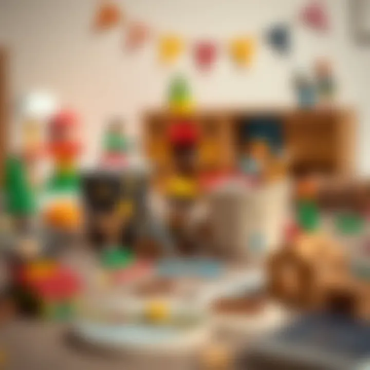 Inspiring Creativity with Themed Play Creative setup with toy cups and imaginative themes