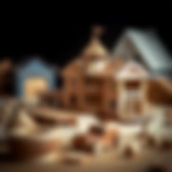 Innovative Project Crafted from Wooden Components Creative project using wooden components