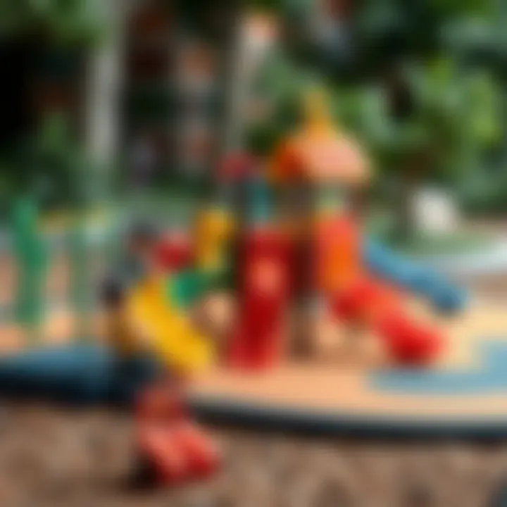 Designers planning an innovative playground layout