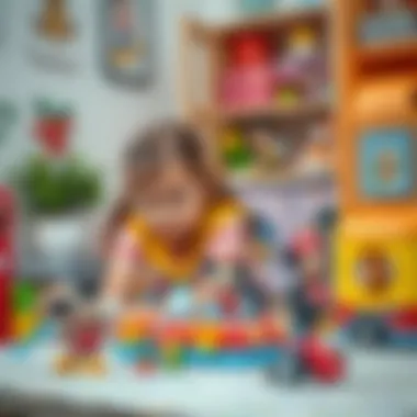 Children engaging with educational Disney toys