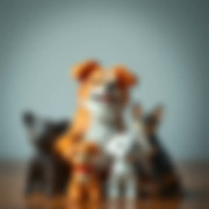 Illustration of diverse pets contributing to child development