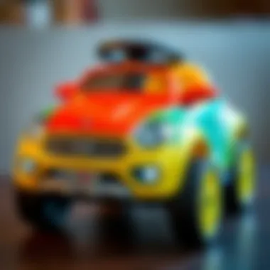 Colorful Ride-On Car Colorful ride-on car for children promoting motor skills