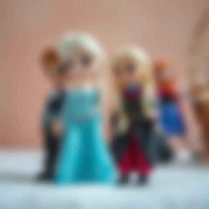 Trendy designs of frozen dolls reflecting modern aesthetics