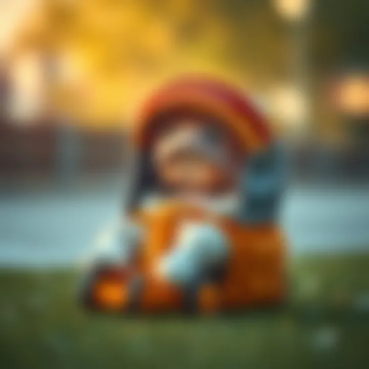 Safety features in e-baby bags