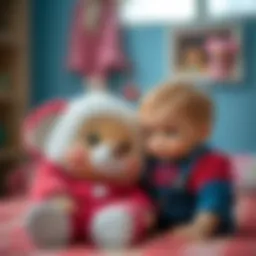 E-Bebek Ayıcık with a child, showcasing emotional bonding.