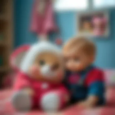 E-Bebek Ayıcık with a child, showcasing emotional bonding.